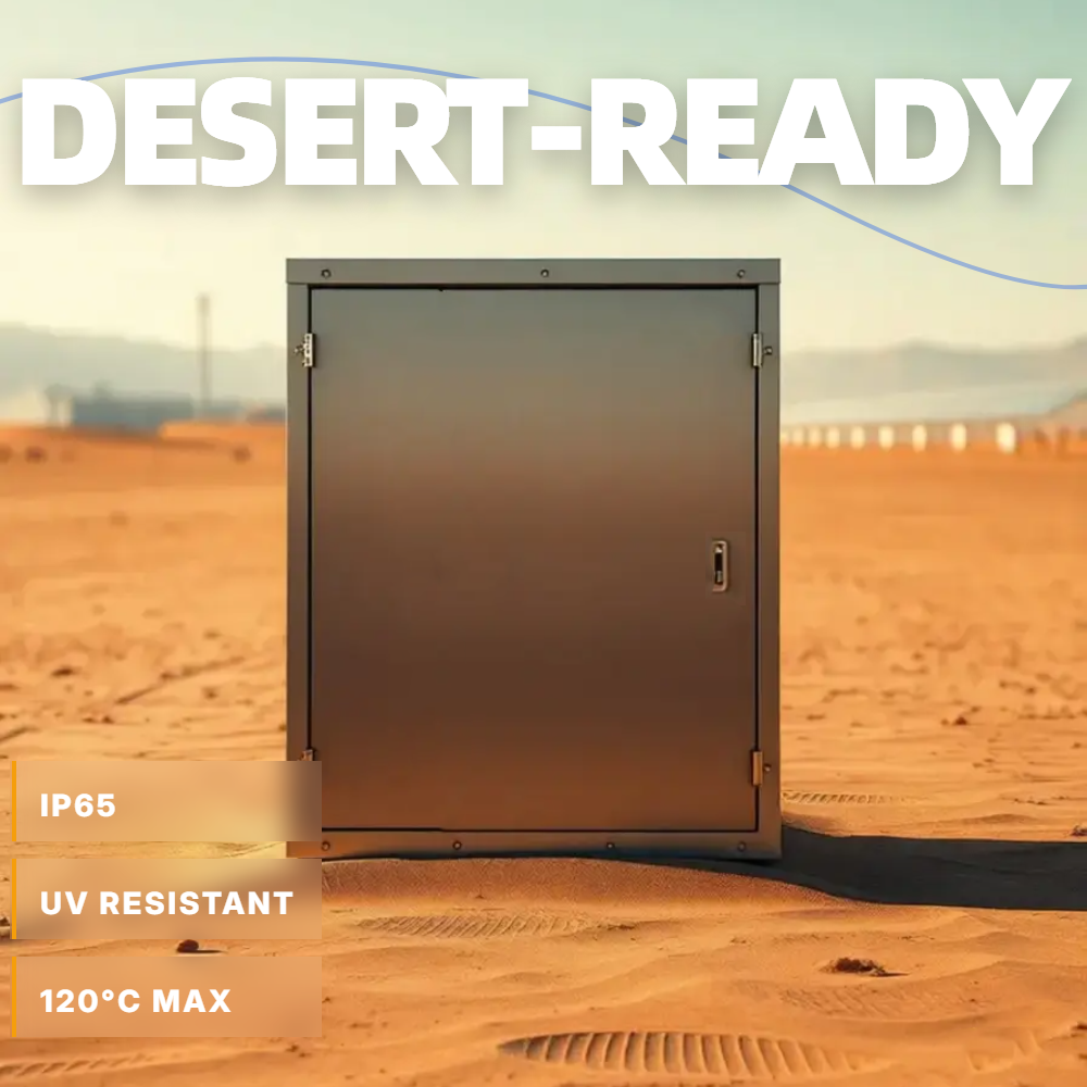 Ang desert photovoltaic craze ay paparating na. Makatiis ba ang iyong distribution box? Customized na Gabay para sa High-Temperature Resistant Stainless Steel Distribution Boxes