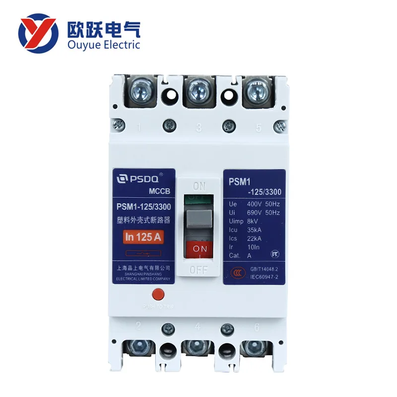 Nakalakip na Circuit Breaker 125A 3P