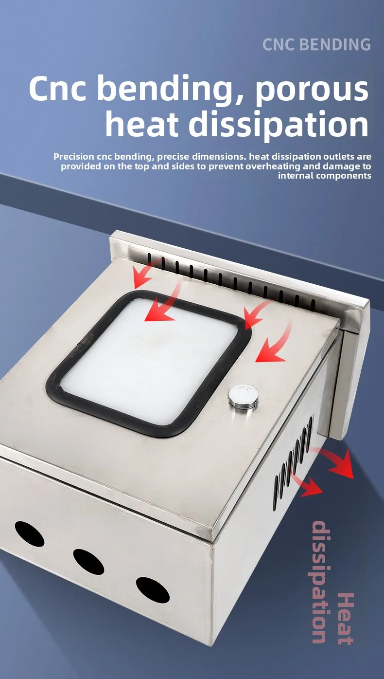 Stainless Steel Double-Door Box For Indoor and Outdoor Doors